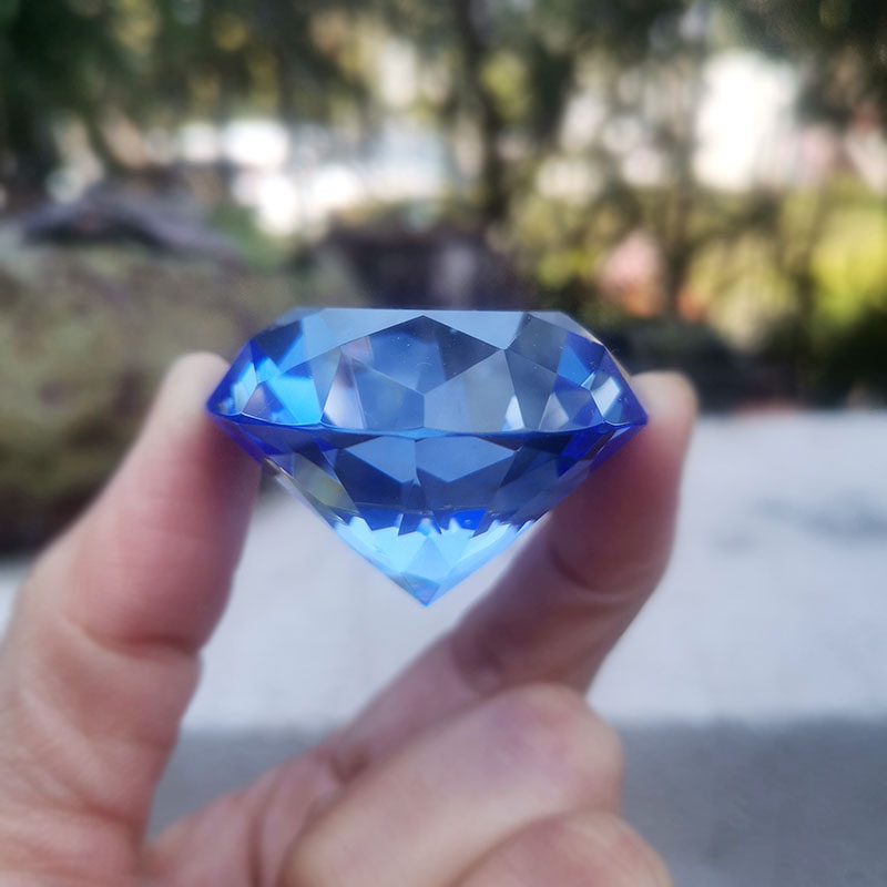 1pc Crystal Diamond Paperweigh - Paper Weight Crystal 评论和价格