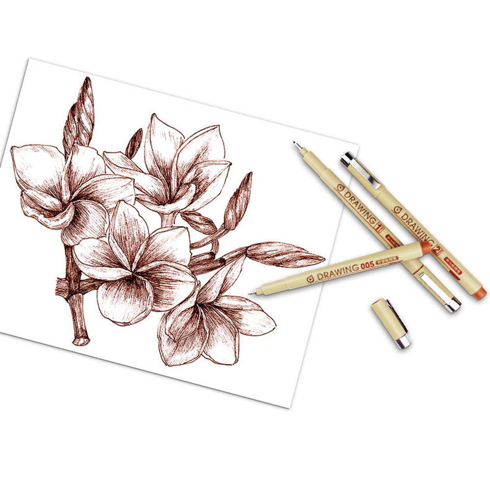 Kit 12pcs Brown Color Fineline - Copic Marker Sketch 评论和价格