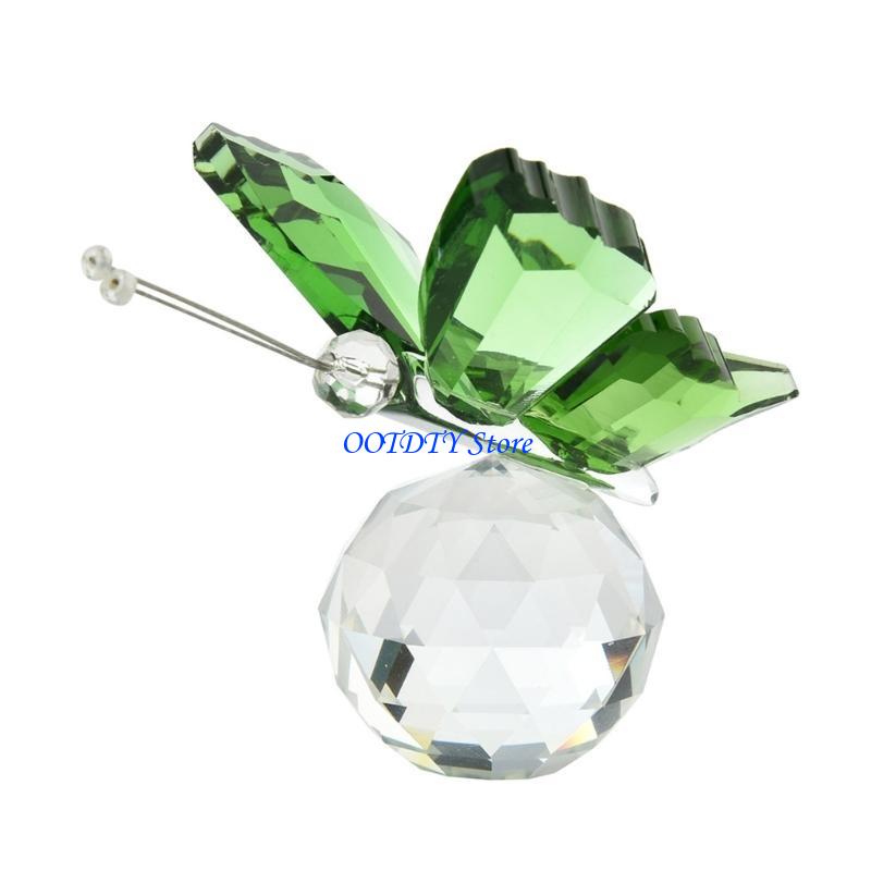 367A Crystal Butterfly Figurin - Paper Weight Crystal 评论和价格