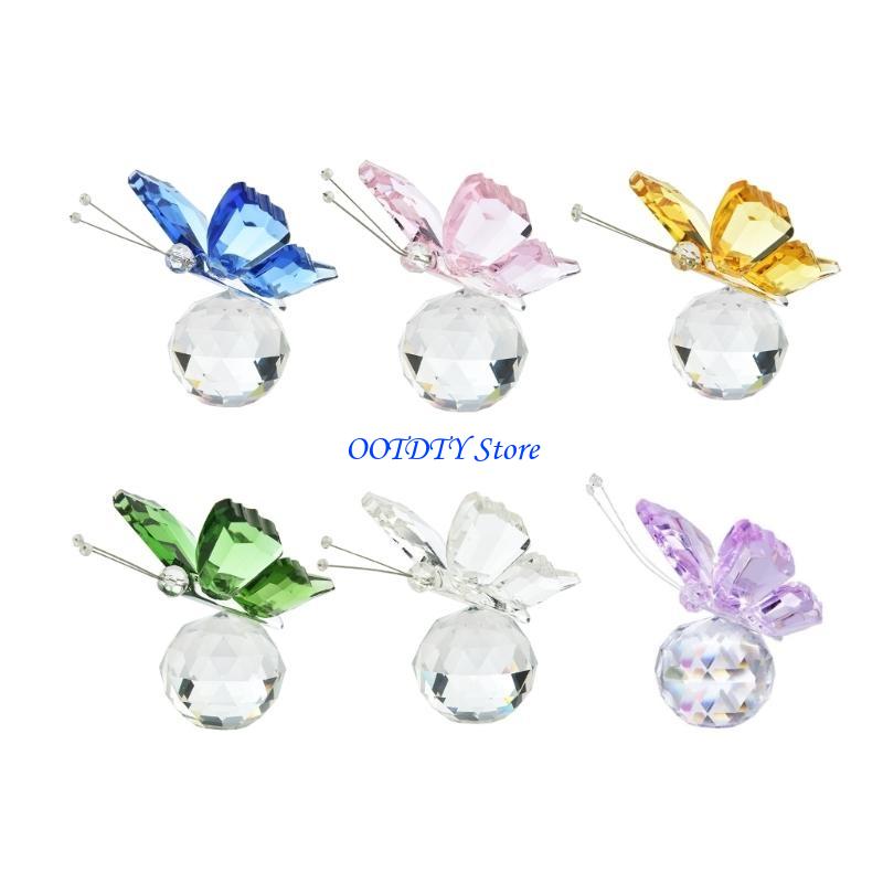 367A Crystal Butterfly Figurin - Paper Weight Crystal 评论和价格