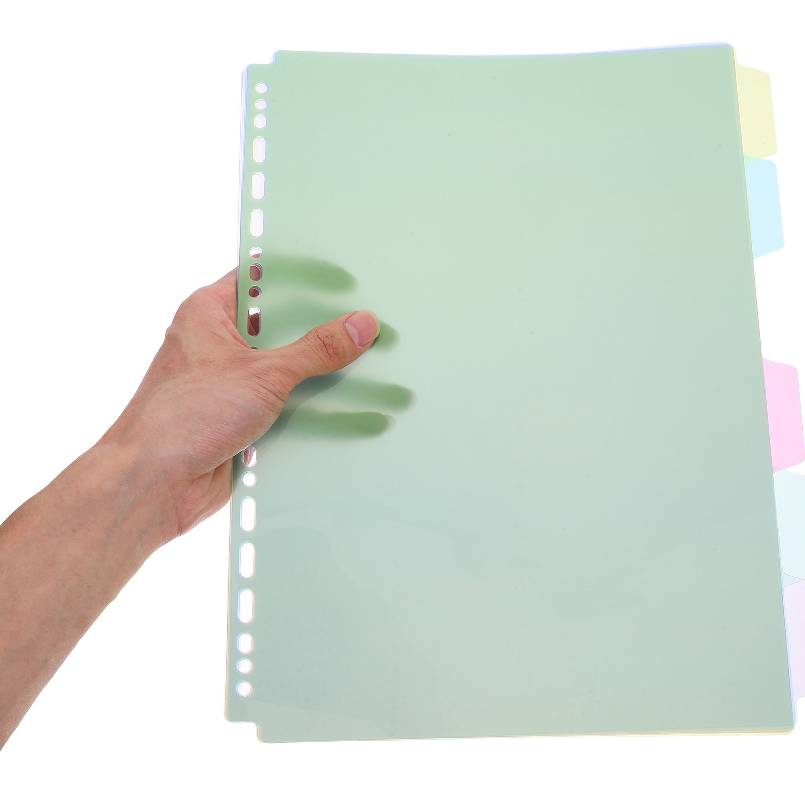 6Pcs Plastic Tabbed Binder Div - Tab Divider A4 评论和价格