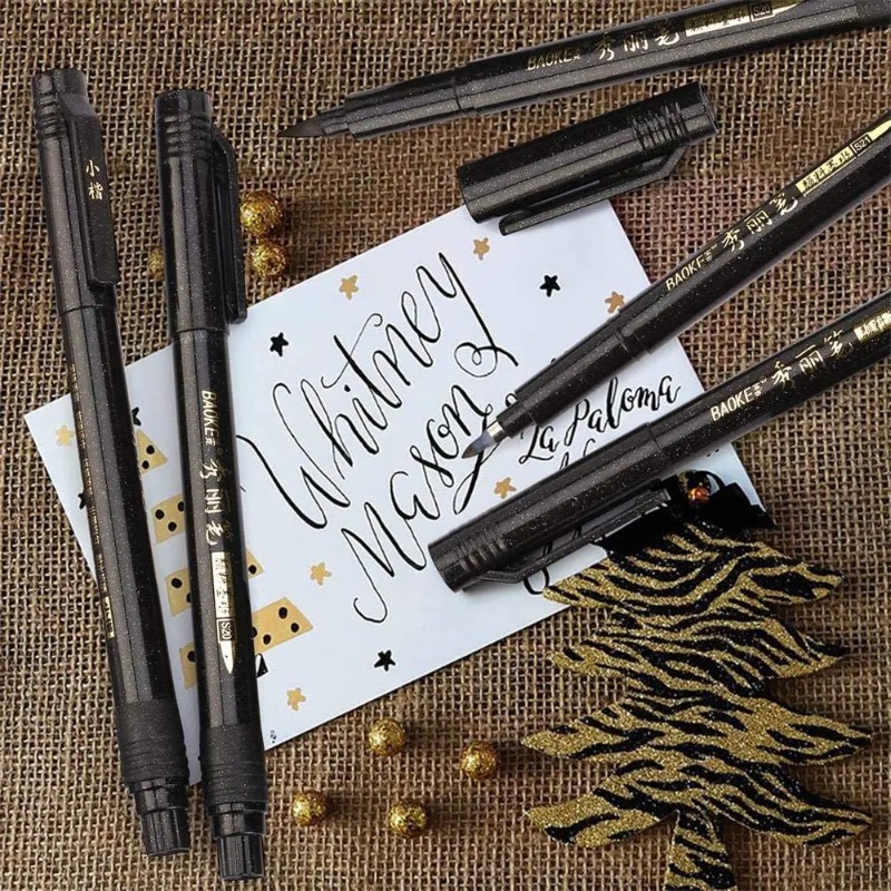 4Pcs Hand Lettering Calligraph - Copic Marker Sketch 评论和价格